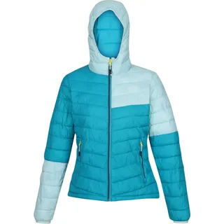 Regatta - "Hillpack II" Steppjacke mit Kapuze für Damen RG10740 (34 DE) (Tahoeblau/Gebleichtes Türkis) - Hellblau