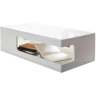 SalesFever Couchtisch Weiß Holzwerkstoff 120 x 35 x 60 cm