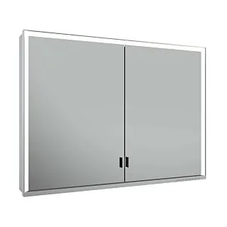 Royal Lumos Spiegelschrank für Wandvorbau 2 lange Türen, 100x73.5cm 14304172303