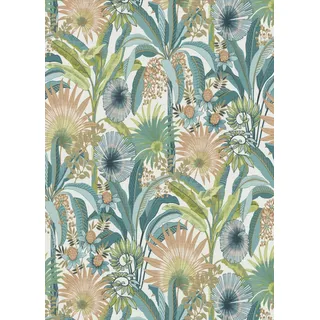 Erismann Vliestapete Flower Power 0,53 m x 10 m 1 St blau