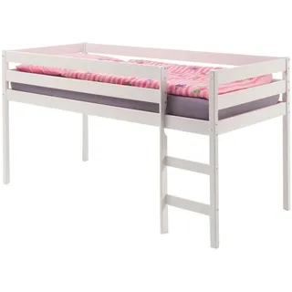 Idimex Hochbett Erik 90X200 Cm , Weiß , Holz , Kiefer , Mode , 97x112x207 cm , FSC Mix , Babymöbel & Kindermöbel, Kinderzimmer & Jugendzimmer, Kinderbetten, Hochbetten