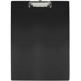Westcott Klemmbrett, für A3 Hochformat, Kunststoff, schwarz