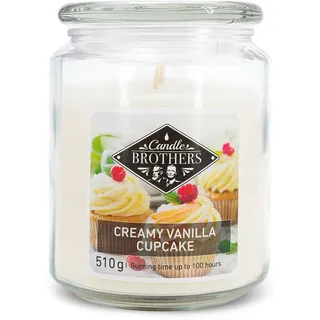 Candle BROTHERS Creamy Vanilla Cupcake Duftkerze 510 g beige