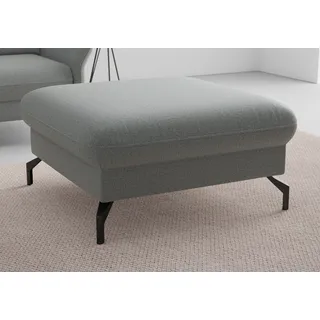 sit&more Hocker »Fashion« inklusive Federkern, mit hochwertigen, schwarzen Metallfüßen,