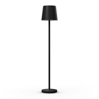 Ambia Garden Solarleuchte , Schwarz , Metall, Kunststoff , rund , 149 cm , RoHS, Bsci, Ce , mit Schalter, aufladbar über Usb, Ladeanzeige , Lampen & Leuchten, Außenbeleuchtung, Solarleuchten