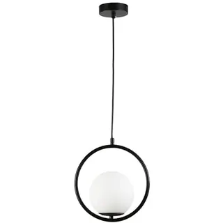 B·LED BARCELONA LED Barcelona 1-flg. E27 30 cm rund schwarz