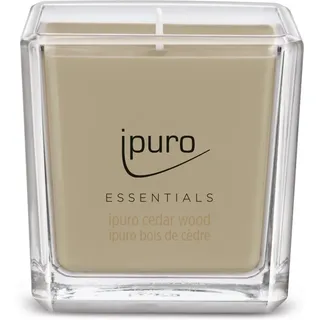 ipuro ESSENTIALS Duftkerze Cedar Wood  125g