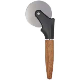 Quid Ebano Pizzaschneider, Akazie, 22 x 7,5 cm, Schwarz