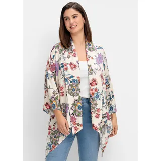 sheego by Joe Browns Kaftan, sanftes weiß, gemustert