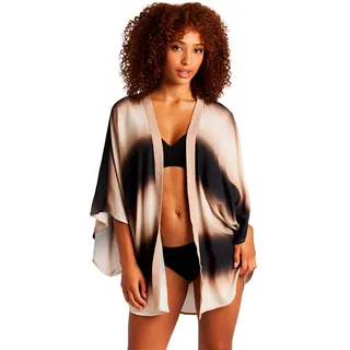 Protest Fade Kimono Mit Kurzen Ärmeln - Bamboo Beige - M-L