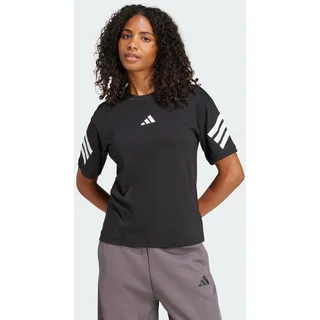 adidas Future Icons Three Stripes T-Shirt, Black, S