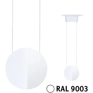 Paulmann Alejandro 1-flg. 60 cm rund Weiß Kunststoff