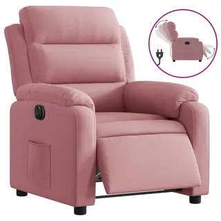 vidaXL Relaxsessel Elektrisch Rosa Samt - Rosa