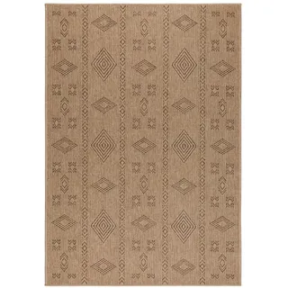 Ayyildiz Dhaka Outdoor-Teppich 80 x 250 cm Beige/Schwarz