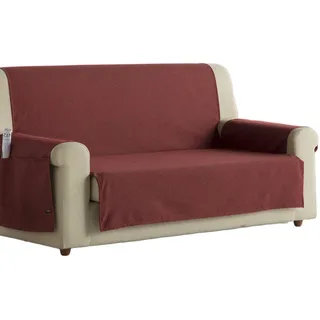 Zebra Textil Sofa, Rot