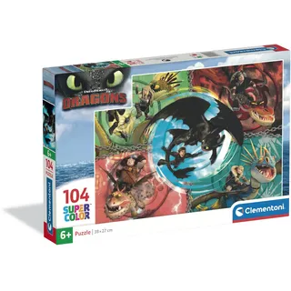 CLEMENTONI Puzzle Dragon Trainer 104 pieces (2025) 2D Puzzles