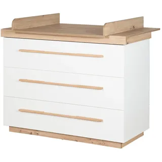 Roba Wickelkommode Lumo , Weiß , Holz , 121x103x78 cm , Babymöbel & Kindermöbel, Babyzimmer, Wickelkommoden & Zubehör, Wickelkommoden