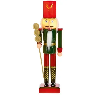 Nussknacker Ornament 25CM Licht mit Roter Hut Weihnachtsdekoration