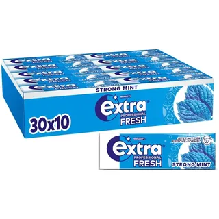 Extra® Fresh Strong Mint Kaugummi 30 x 10 Dragees