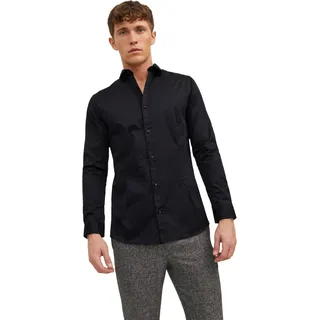 JACK & JONES Business-Hemd Parma in Schwarz-M