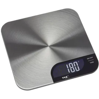 TFA Dostmann CHEESECAKE Küchenwaage, Silber