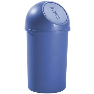 helit H2401134 - Push-Abfallbehälter „the flip“ 13 L, blau