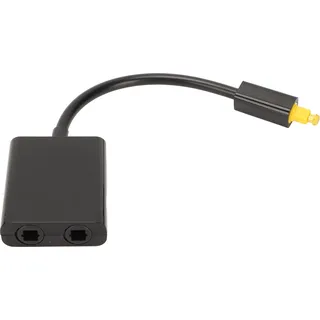 Optischer Kabelsplitter, 1 In 2 Out, Surround Sound, digitales Glasfaser-Soundkabel für DVD-CD-Player, Computerverstärker