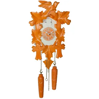 Trenkle - 350-20_QM_orange-weiss - Kuckucksuhr - Quarz - Kuckulino Color Edition - Orange, Weiß