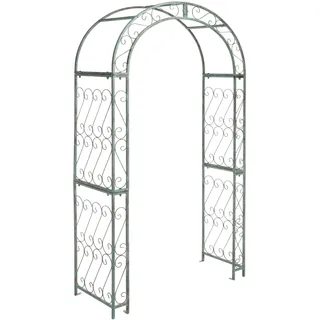 SAFAVIEH Modern Metall Laube, Antikes Dunkles grün,123 × 47 × 213
