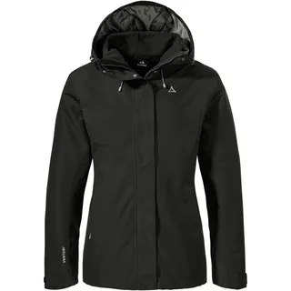 Schöffel 3in1 Jacket Style Okere WMS, wasserdichte, atmungsaktive Outdoorjacke mit herausnehmbarer Fleecejacke, black, 42