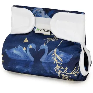 T-Tomi Orthopädisches Spreizh√∂schen für breites Wickeln - klettverschluss Swan lake (3-6 kg) 1 St