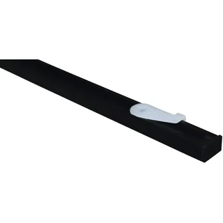 GARDINIA Vorhangschienen-Set Lucy« 1-läufig Schwarz-Matt 200 cm