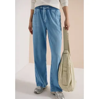 Cecil Style Neele Loose Fit Light Blau Used Wash 42/30