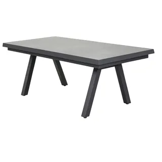 LC Garden Vivera Ausziehtisch Aluminium/Keramik Beton mit Synchronauszug