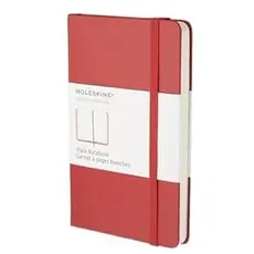 Bild Notizbuch Klassik fester Einband Pocket scharlach rot,