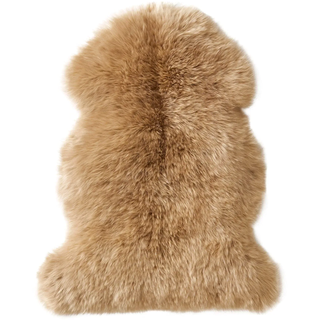 Teppich HEINE HOME Gr. 2, braun (camel), B:63cm H:70mm L:175cm, Lammfell, Lammwolle, Teppiche, Teppich