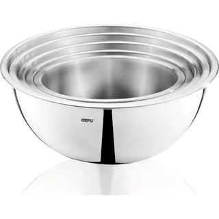 GEFU Edelstahlschüssel-Set Silber 5-tlg.