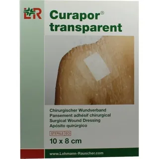Lohmann & Rauscher Curapor transparent Wundverband steril 10x8cm