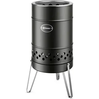 Petromax Feuertonne Pyron-Black Raucharm Edelstahl
