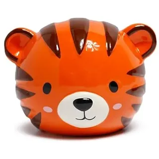 Puckator Spardose für Kinder aus Keramik – Alfie, der Tiger, süße Tiere, aufklappbar