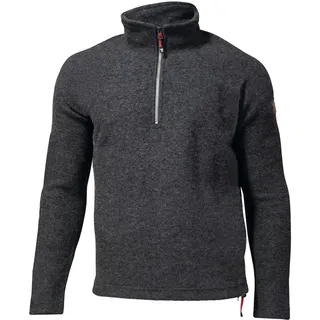 Ivanhoe Brodal Half Zip - Wolljacke Herren - L - graphite marl