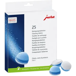 Jura 3-Phasen-Reinigungstabletten 25 Stück