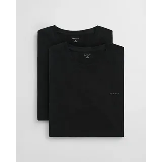 GANT 900012008 Kurzarm-t-shirt 2 Einheiten - Black - M
