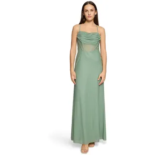 Vera Mont Abendkleid Glitzer-Look Grün 32