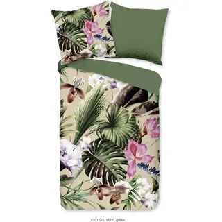 Duvet cover Good Morning 135x200 + 1* 80x80 cm - leaves - Grün