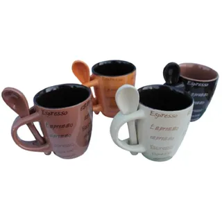 Wurm Espressotasse 0,05 l Braun 4 St.