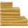 Kristall Handtuchset 10-tlg. gelb
