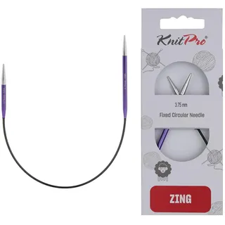 KnitPro Zing Asymmetrische Rundnadeln 10" (25cm) | 3.75mm
