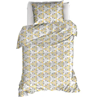 Moodit Bettbezug, Odil Delta - 140 x 220 + 60 x 70 cm - Baumwolle - Bunt