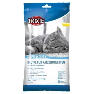 Trixie Simple'n'Clean Katzentoilettenbeutel L 46x59cm, 10Stück Katze